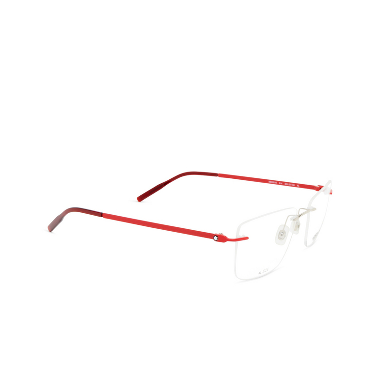 Montblanc MB0281O Eyeglasses 014 silver - 2/3
