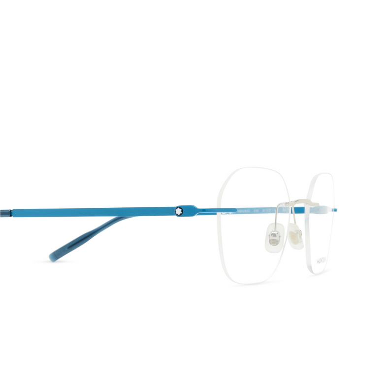 Gafas graduadas Montblanc MB0282O 010 silver - 3/3
