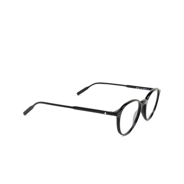 Montblanc MB0291O Korrektionsbrillen 001 black - Dreiviertelansicht
