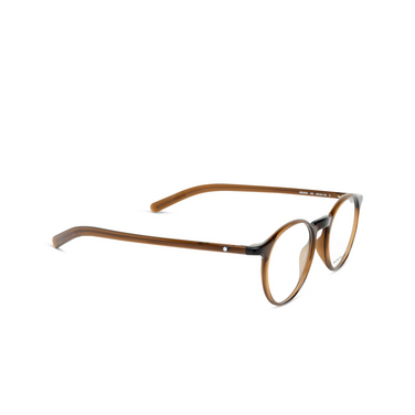 Occhiali da vista Montblanc MB0329O 003 brown - tre quarti
