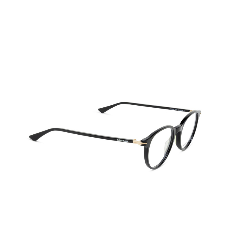 Occhiali da vista Montblanc MB0340O 001 black - 2/3