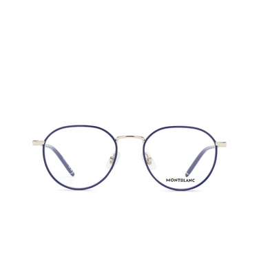 Gafas graduadas Montblanc MB0342OA 004 silver - Vista delantera