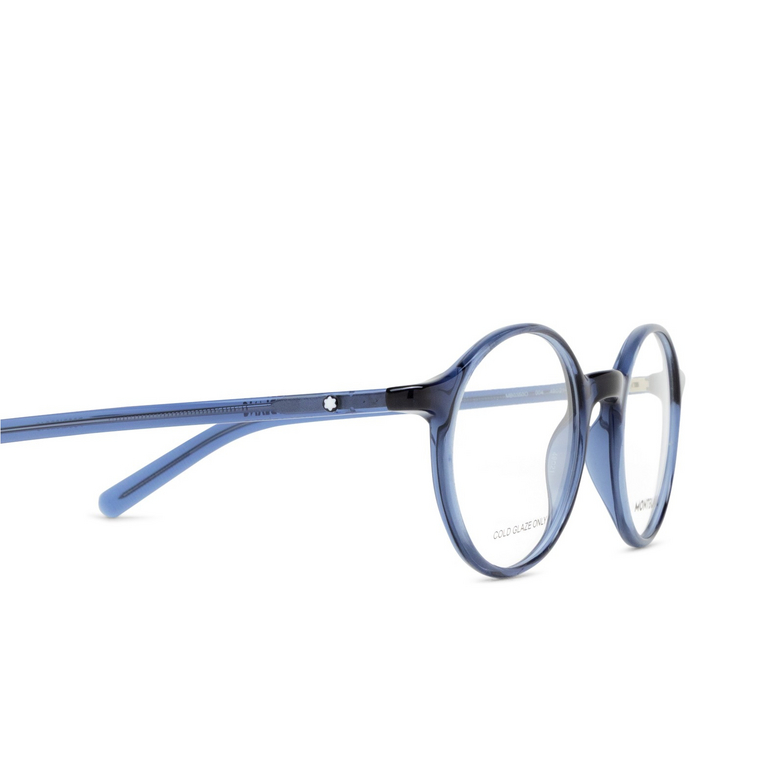 Lunettes de vue Montblanc MB0350O 004 blue - 3/3