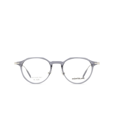 Montblanc MB0355O Korrektionsbrillen 003 shiny transparent grey - Vorderansicht