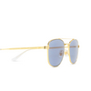 Occhiali da sole Montblanc MB0363S 004 gold - anteprima prodotto 3/3