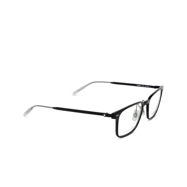 Montblanc MB0394ON Eyeglasses 002 black - three-quarters view