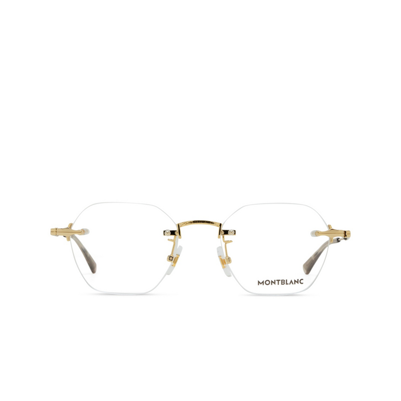 Occhiali da vista Montblanc MB0403O 001 gold - 1/3