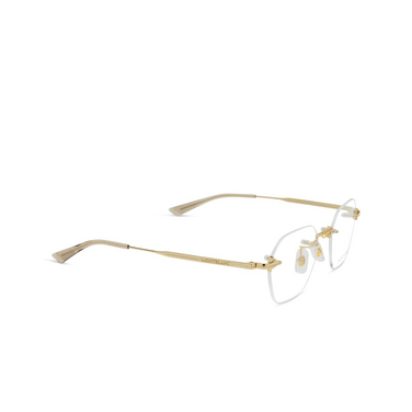 Occhiali da vista Montblanc MB0403O 001 gold - tre quarti