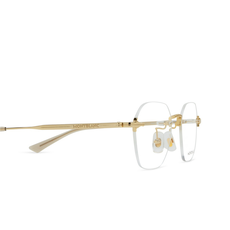 Occhiali da vista Montblanc MB0403O 001 gold - 3/3