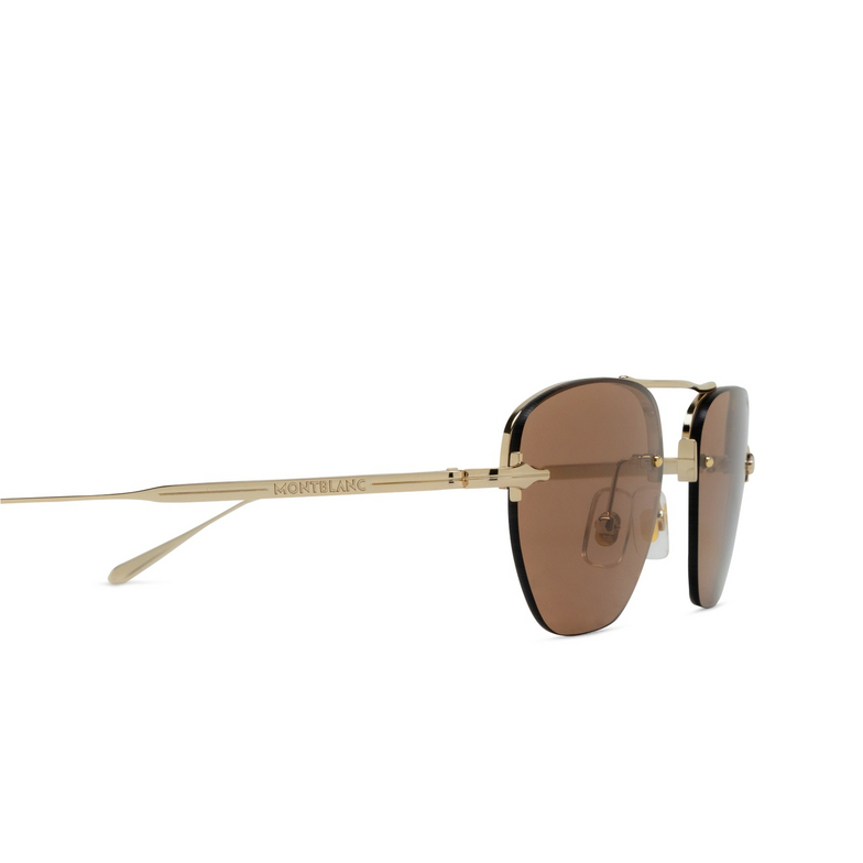 Montblanc MB0404S Sonnenbrillen 002 gold - 3/3