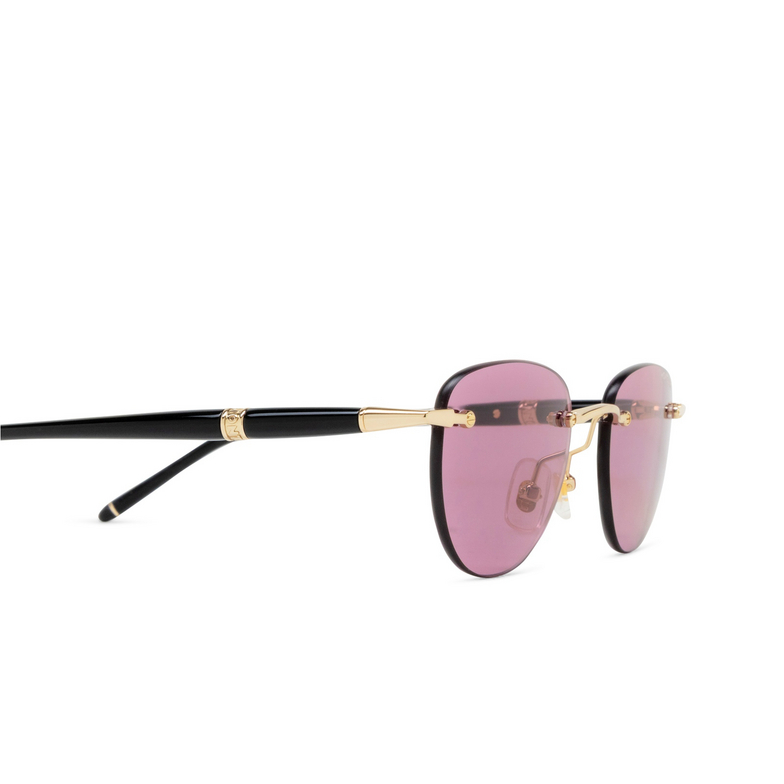 Montblanc MB0412S Sunglasses 002 gold - 3/3