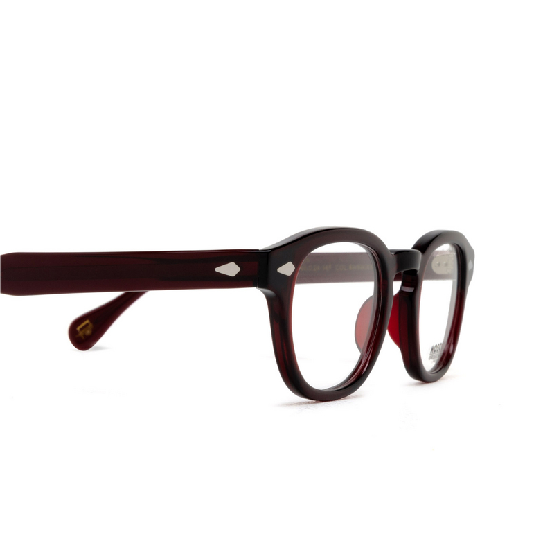 Lunettes de vue Moscot LEMTOSH BURGUNDY - 3/3