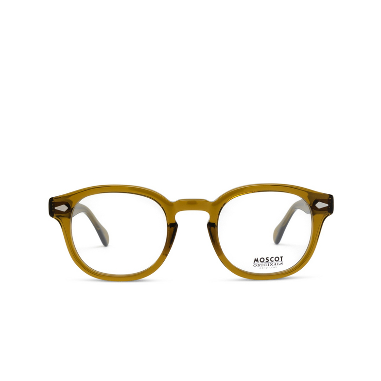 Lunettes de vue Moscot LEMTOSH OLIVE BROWN - 1/3