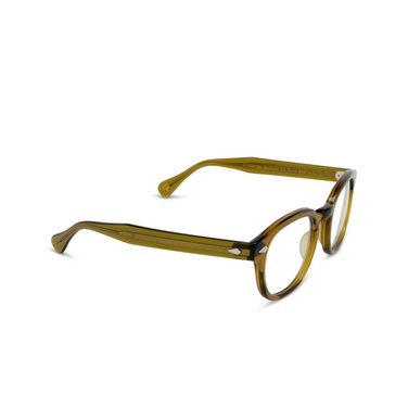 Lunettes de vue Moscot LEMTOSH OLIVE BROWN - Vue trois quarts