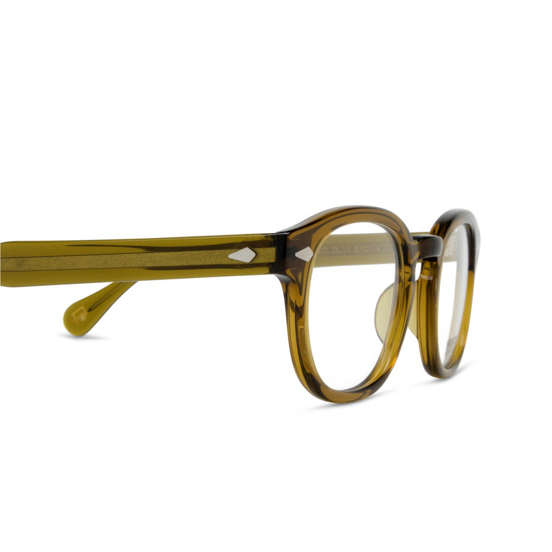 Lunettes de vue Moscot LEMTOSH OLIVE BROWN - 3/3