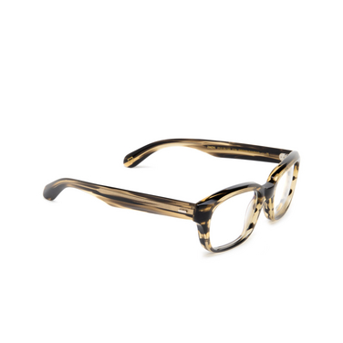Moscot ZINDIK Korrektionsbrillen BROWN BAMBOO - Dreiviertelansicht
