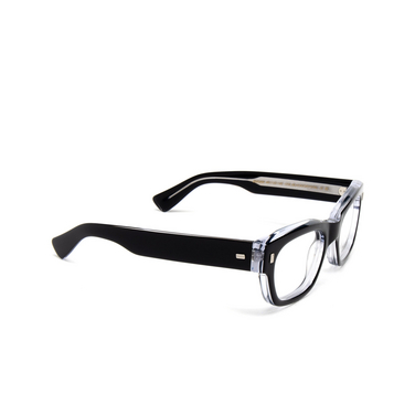 Lunettes de vue Moscot ZOGAN BLACK CRYSTAL - Vue trois quarts