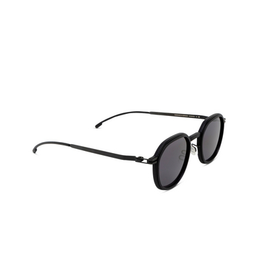 Mykita BIRCH Sunglasses 579 mh6-pitch black/black - three-quarters view
