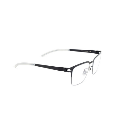 Mykita COMARC Eyeglasses 316 shiny graphite/nearly black - three-quarters view