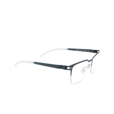 Mykita CORMAC Eyeglasses 271 silver/indigo - three-quarters view