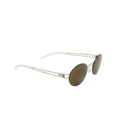 Mykita DADA SUN 051 shiny silver - Dreiviertelansicht