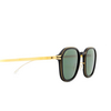 Gafas de sol Mykita FIR SUN 585 mh7-pitch black/glossy gold - Miniatura del producto 3/4