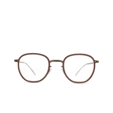 Mykita KIVA Korrektionsbrillen 271 a209-shinygraphite/maroon - Vorderansicht