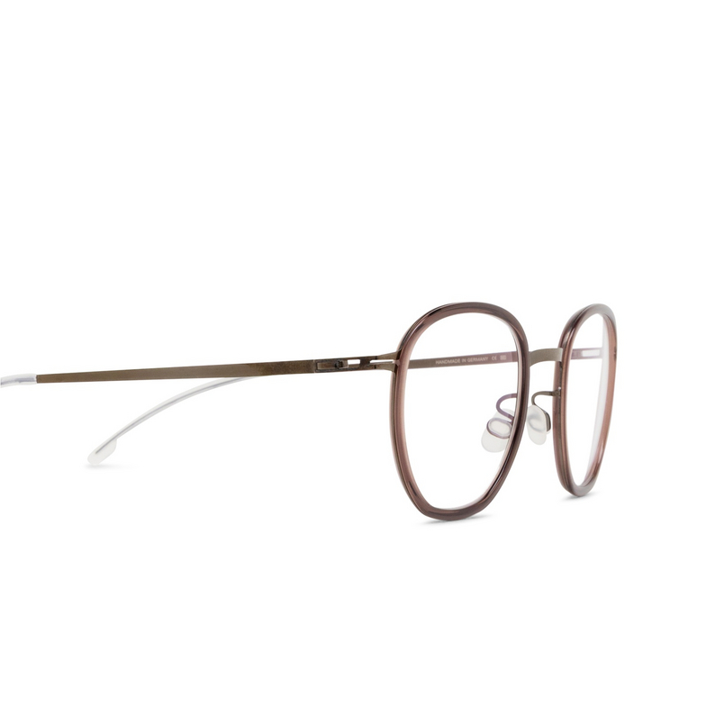Mykita KIVA Korrektionsbrillen 271 a209-shinygraphite/maroon - 3/4