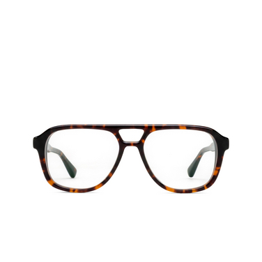Mykita NYARA Korrektionsbrillen 240 c215-amber havana/shiny silver - Vorderansicht