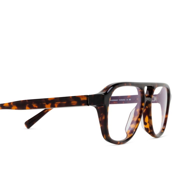 Lunettes de vue Mykita NYARA 240 c215-amber havana/shiny silver - 3/4