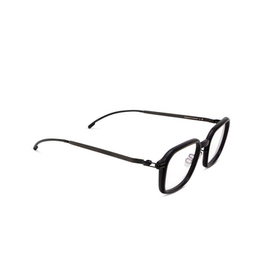 Mykita ROWAN Eyeglasses 579 mh6-pitch black/black - three-quarters view