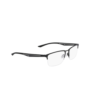 Gafas graduadas Nike 4313 001 satin black - Vista tres cuartos