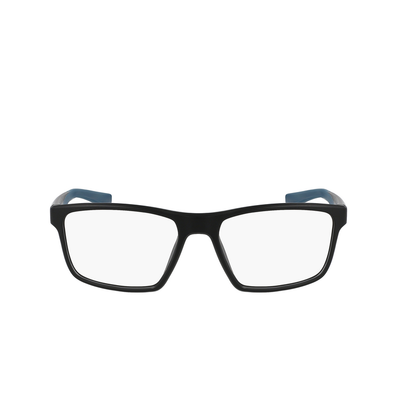 Nike 7015 Eyeglasses 004 matte black / space blue - 1/4