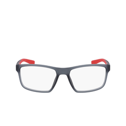 Lunettes de vue Nike 7015 034 matte dark grey / university red