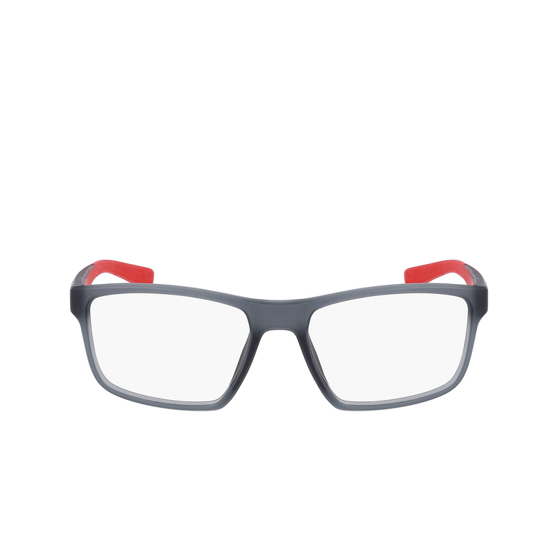 Gafas graduadas Nike 7015 034 matte dark grey / university red - 1/4