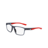 Nike 7015 Eyeglasses 034 matte dark grey / university red - product thumbnail 3/4