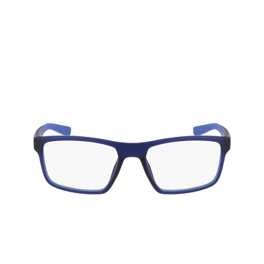 Lunettes de vue Nike 7015 410 matte midnight navy / racer blue - Vue de face