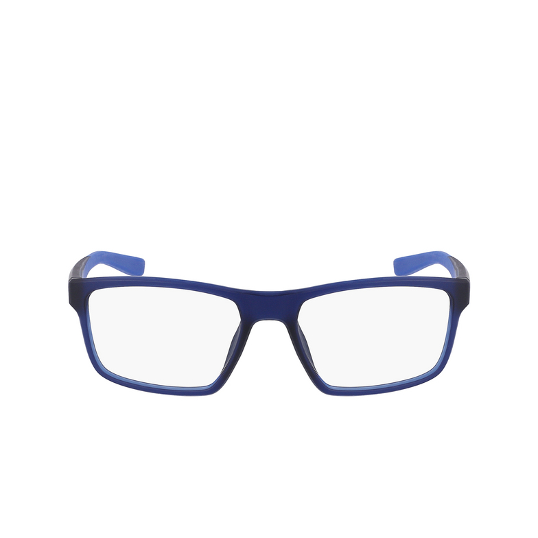 Nike 7015 Eyeglasses 410 matte midnight navy / racer blue - 1/4