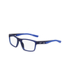 Nike 7015 Eyeglasses 410 matte midnight navy / racer blue - product thumbnail 3/4