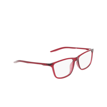 Nike 7018 Eyeglasses 601 dark team red - three-quarters view