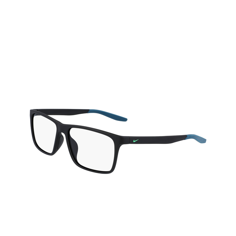 Nike 7116 Eyeglasses 011 matte black / space blue - 3/4