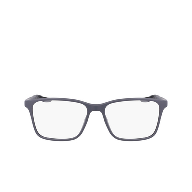 Nike 7117 Eyeglasses 034 matte dark grey / black - front view