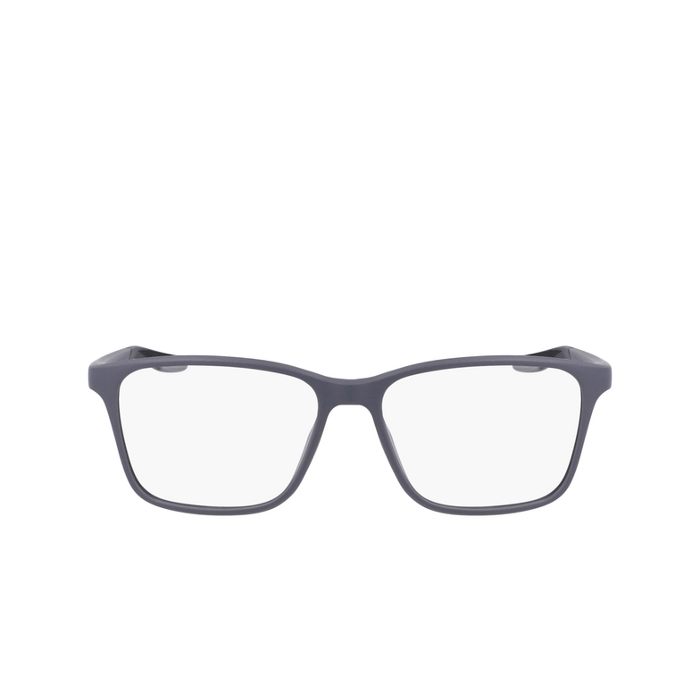 Nike 7117 Eyeglasses 034 matte dark grey / black - 1/4