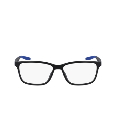 Nike 7118 Eyeglasses 008 matte black / racer blue - front view