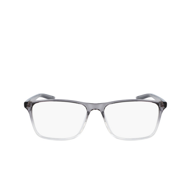 Lunettes de vue Nike 7125 035 dark grey / clear fade - Vue de face