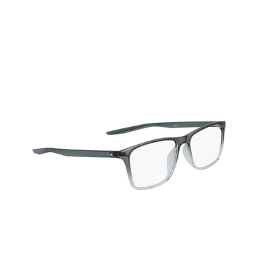 Nike 7125 Eyeglasses 300 mineral spruce fade - three-quarters view