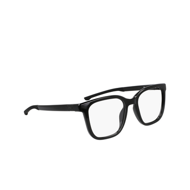 Nike 7158 Eyeglasses 001 black - three-quarters view