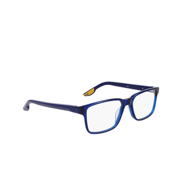 Gafas graduadas Nike 7160 410 crystal midnight navy - Vista tres cuartos