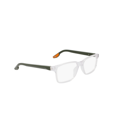 Gafas graduadas Nike 7160 903 clear / forest - Vista tres cuartos