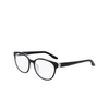 Occhiali da vista Nike 7164 010 black / crystal clear - anteprima prodotto 3/4